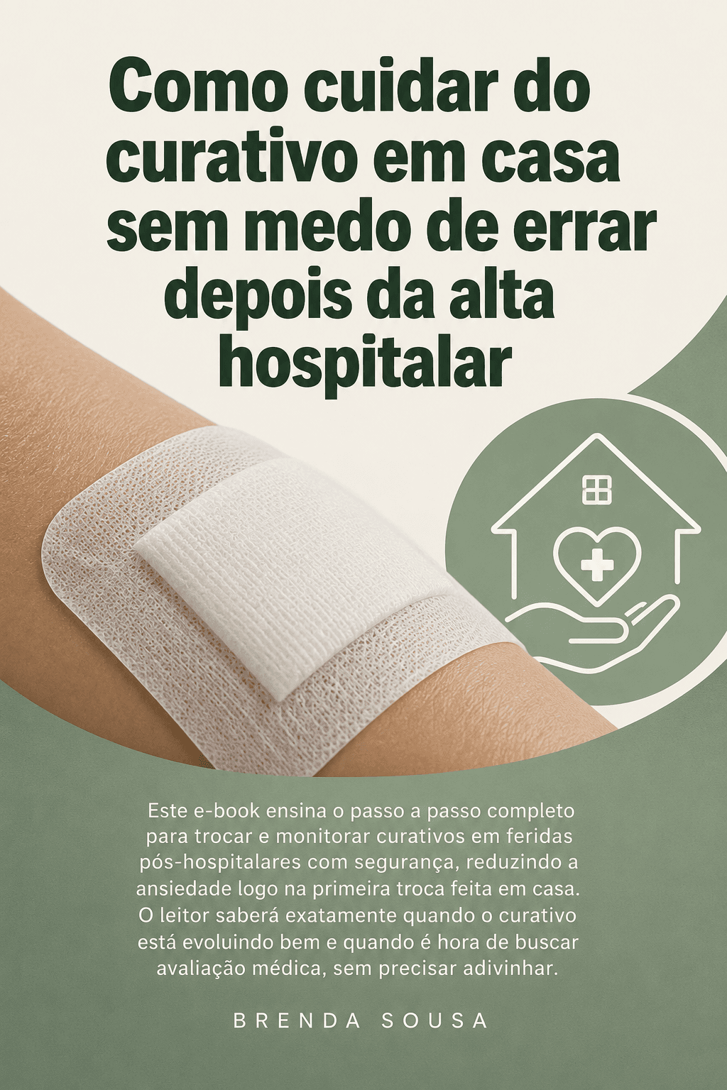 Como cuidar do curativo em casa sem medo de errar depois da alta hospitalar